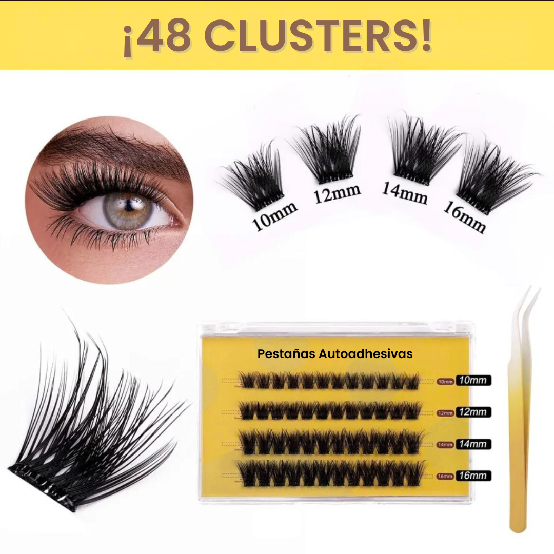 LashPro™ Pestañas Autoadhesivas Ultra Resistentes – ¡Sin Pegamento, Sin Complicaciones!