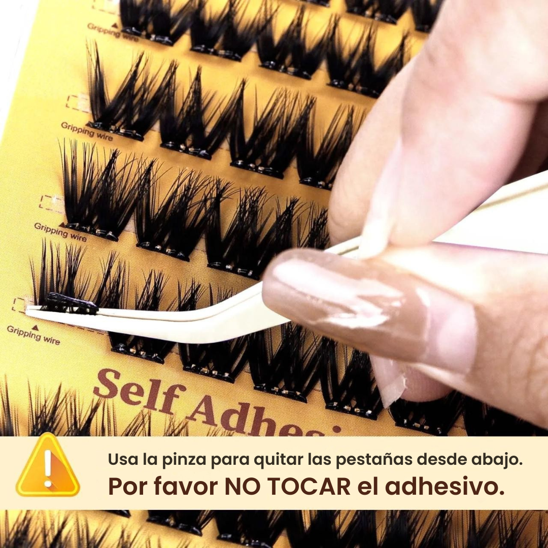 LashPro™ Pestañas Autoadhesivas Ultra Resistentes – ¡Sin Pegamento, Sin Complicaciones!