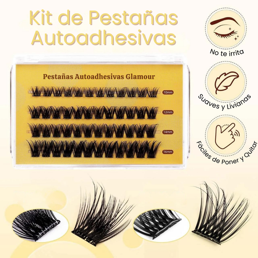 LashPro™ Pestañas Autoadhesivas Ultra Resistentes – ¡Sin Pegamento, Sin Complicaciones!